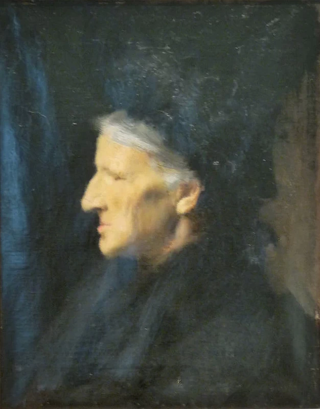 Ritratto di Mme Séraphin Henner - Musée des Beaux, Arts de Mulhouse